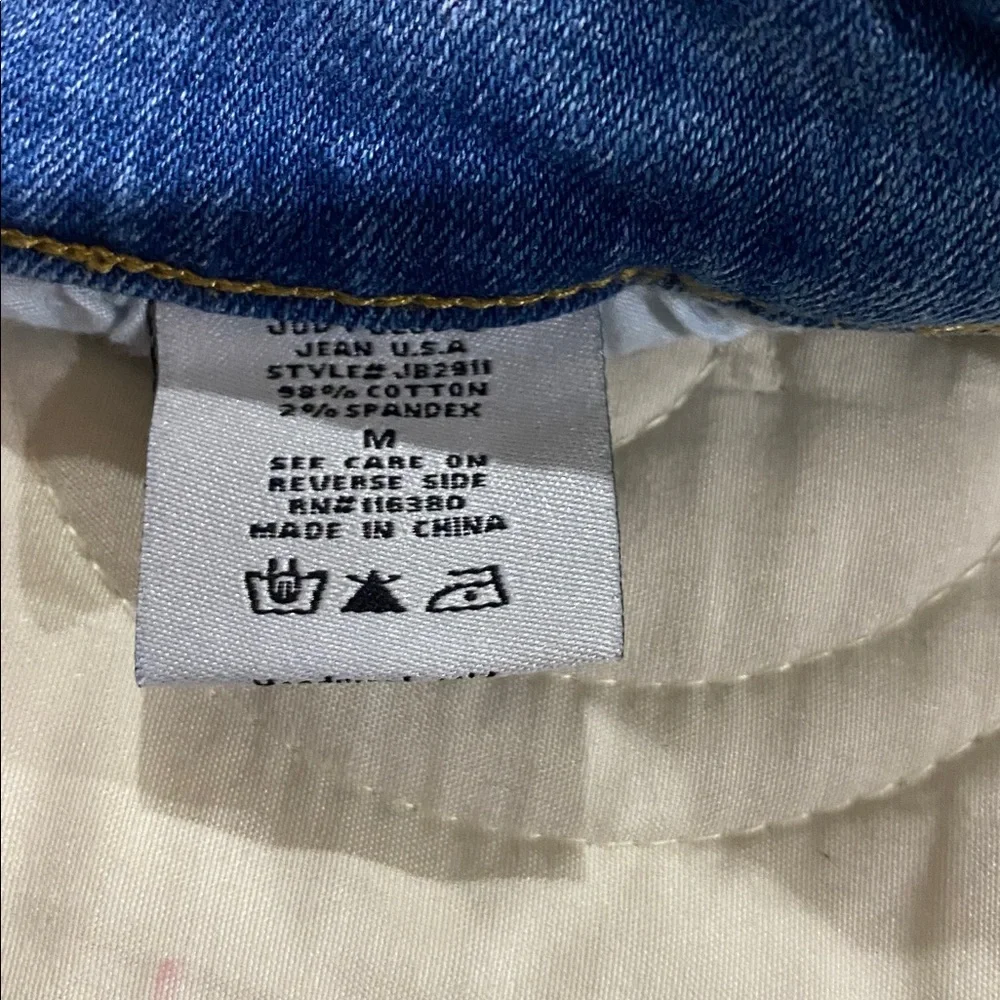 Judy Blue Denim Distressed Mini Skirt - Picture 3 of 10